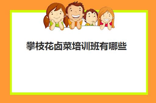 攀枝花卤菜培训班有哪些(四川正宗卤菜实体店培训排名)