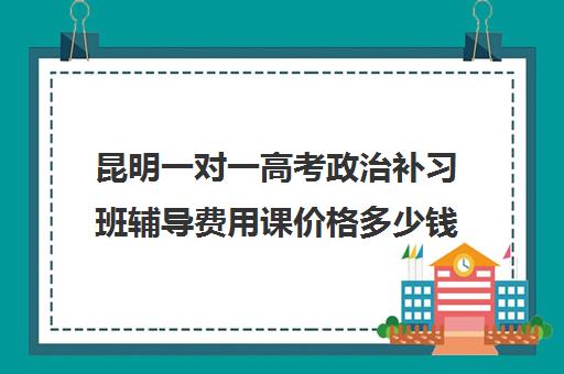 昆明一对一高考政治补习班辅导费用课价格多少钱