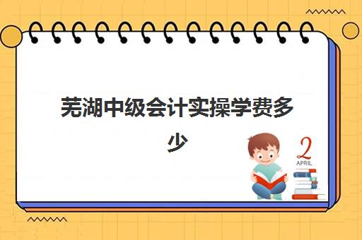 芜湖中级会计实操学费多少(安徽初级会计考试多少钱)