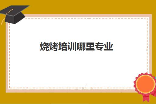 烧烤培训哪里专业(哪里学烧烤技术培训好)