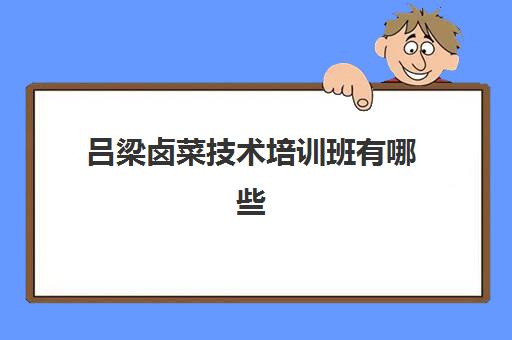 吕梁卤菜技术培训班有哪些(最好的卤菜培训班在哪里?)