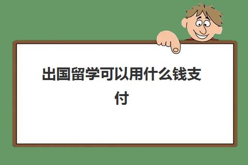 出国留学可以用什么钱支付(留学出境可以带多少现金) 出国留学可以用什么钱支付(留学出境可以带多少现金)