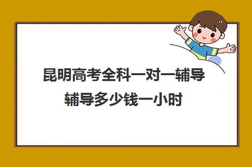 昆明高考全科一对一辅导辅导多少钱一小时(昆明一对一辅导价格表)