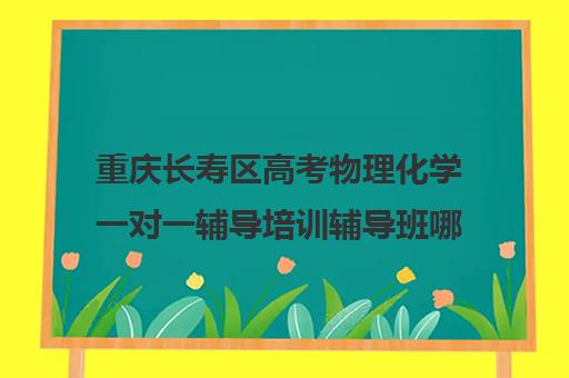 重庆长寿区高考物理化学一对一辅导培训辅导班哪个好(重庆有名气的补课机构)