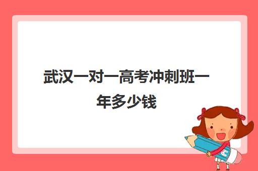 武汉一对一高考冲刺班一年多少钱(武汉高三文化课封闭式培训机构)