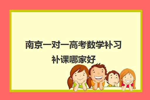 南京一对一高考数学补习补课哪家好