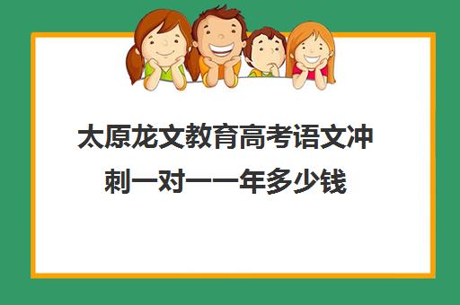太原龙文教育高考语文冲刺一对一一年多少钱（龙文一对一价格表）