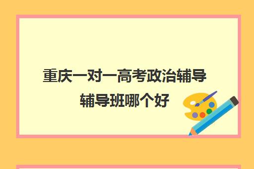 重庆一对一高考政治辅导辅导班哪个好(重庆高三培训机构排名)